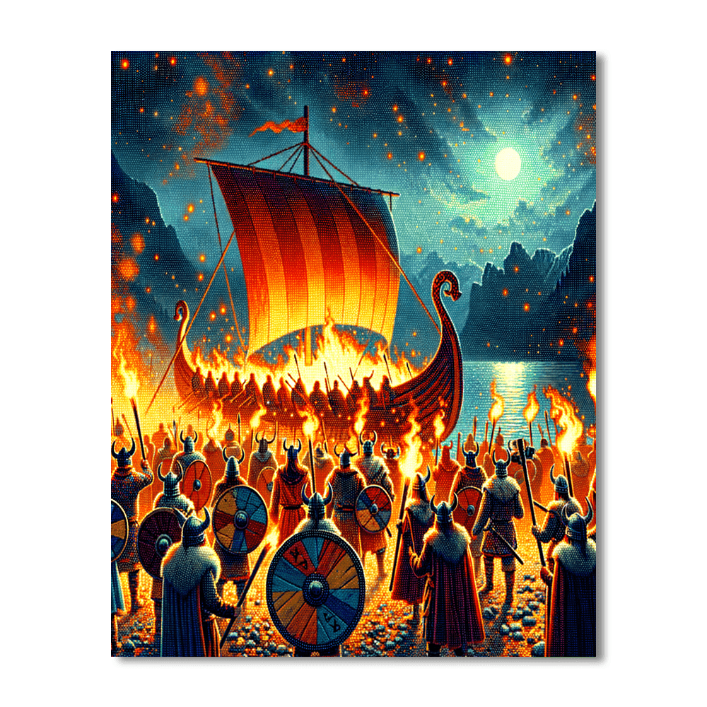 Up Helly Aa Fire Festival - Shetland, Scotland Paint By Number
