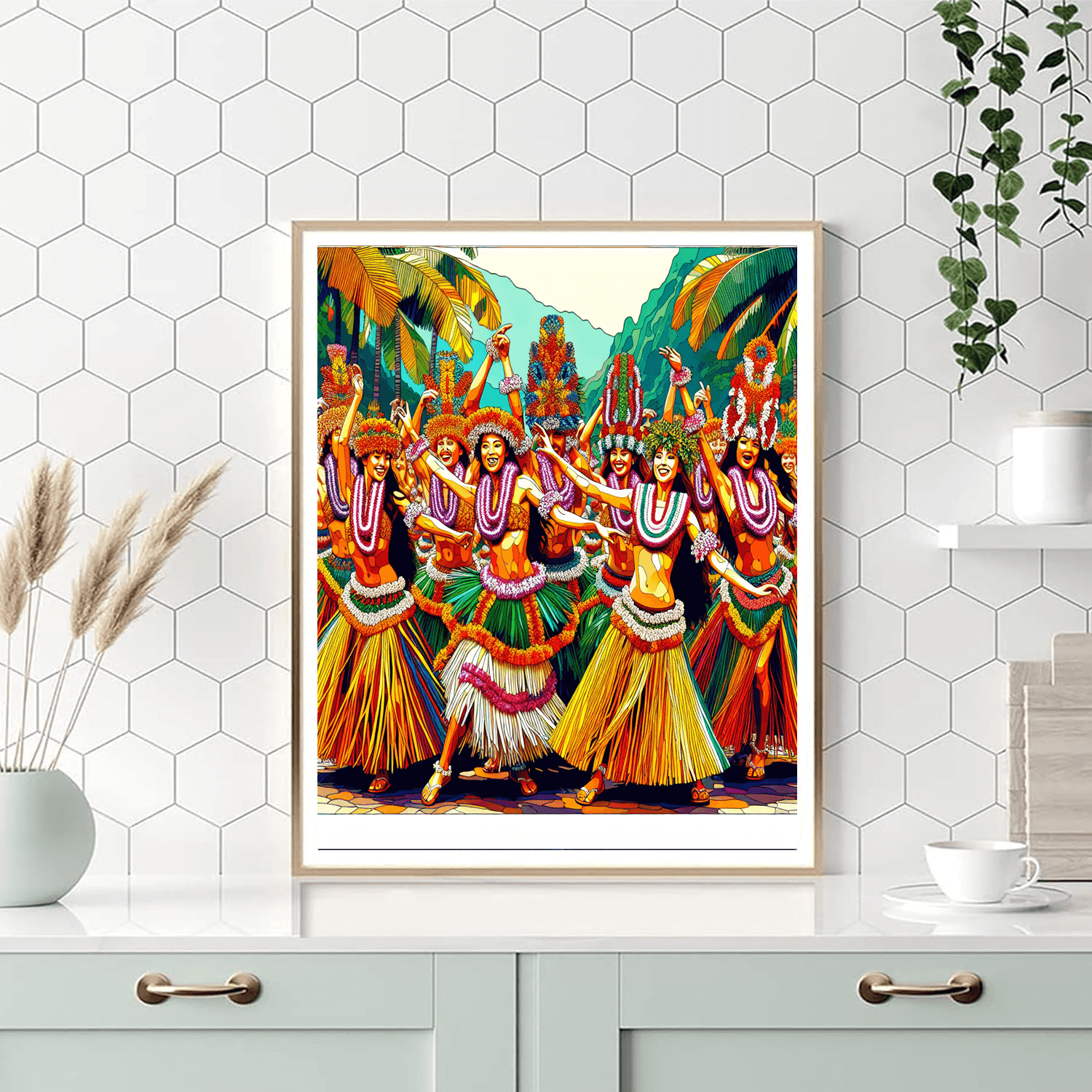 Aloha Festivals - Usa Number Painting