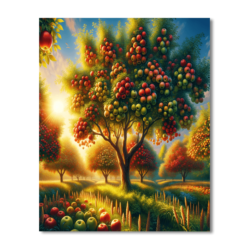 Harvest Time In The Orchard Paint By Numbers