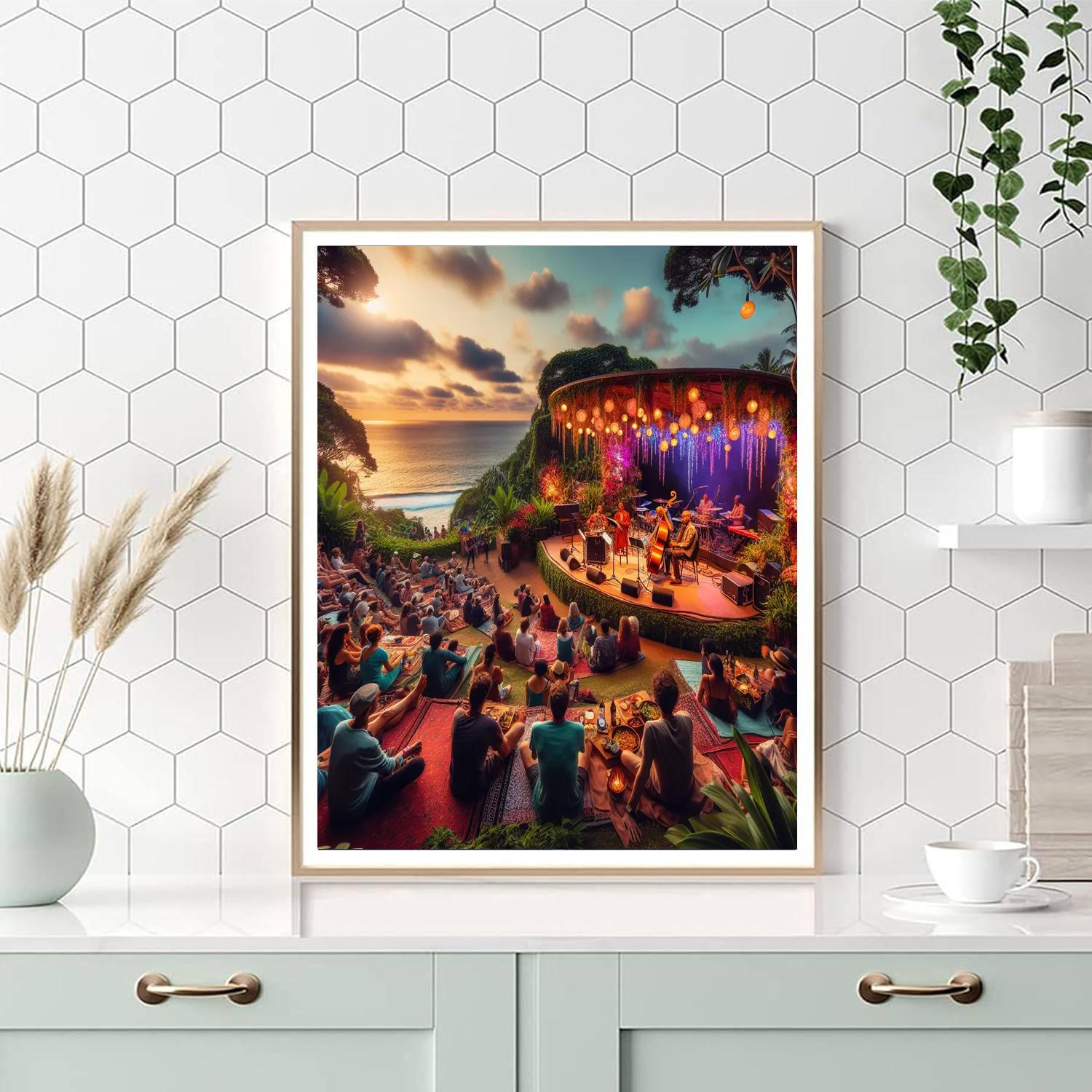 Cascais Jazz Festival Painting Number Kit