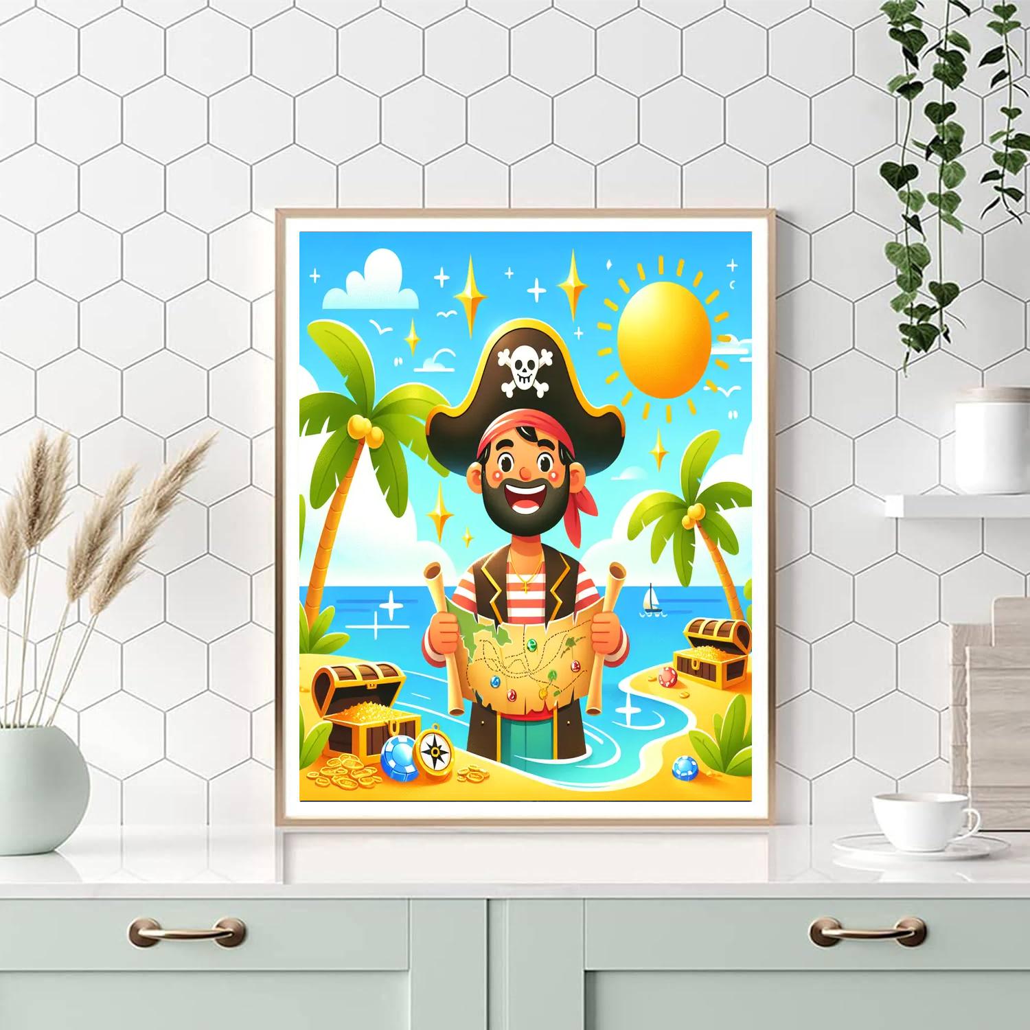 Jolly Treasure Hunt Numbered Painting Kits