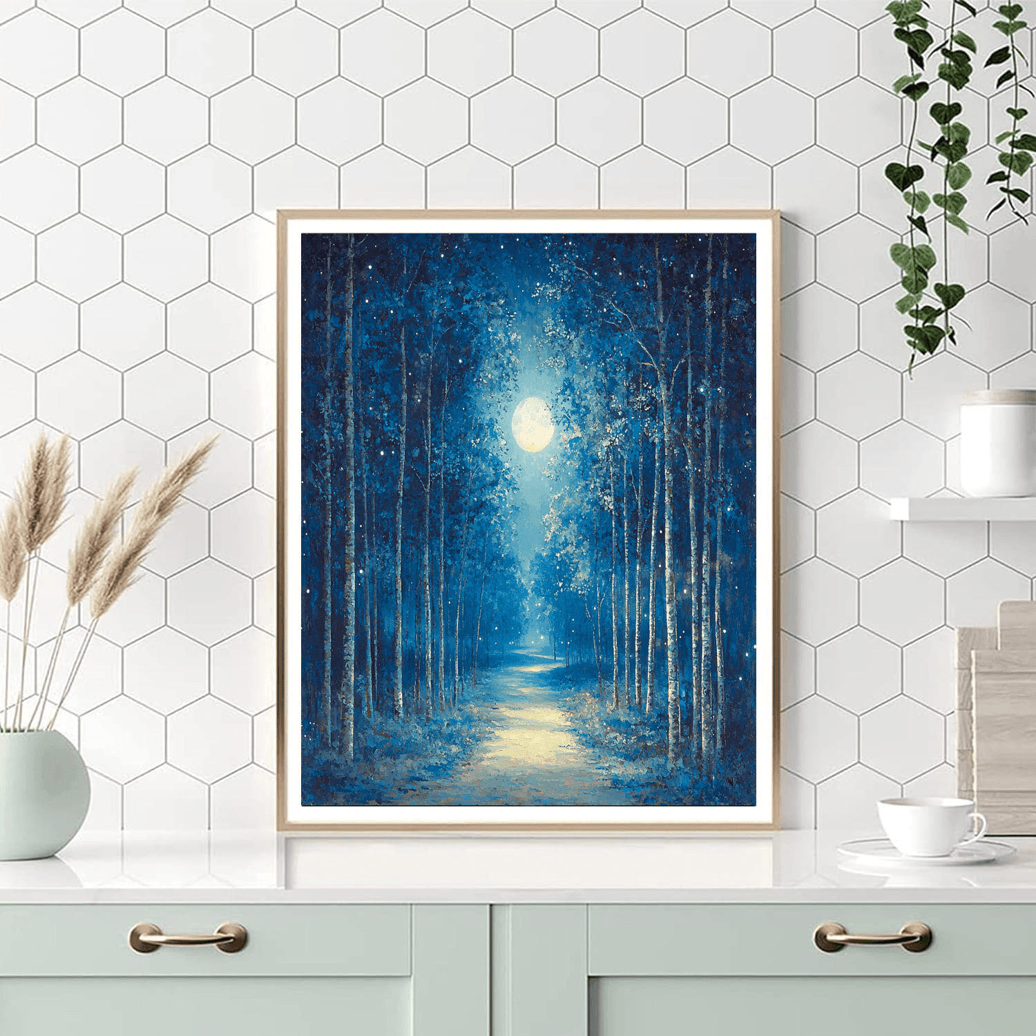 Grimshaw Inspired Mystical Pathways  Paint By Number