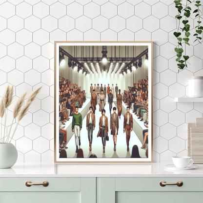 London Fashion Week - United Kingdom Number Painting