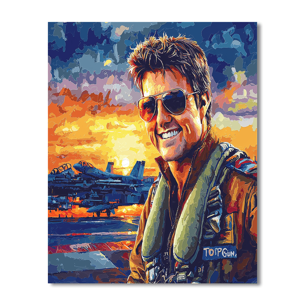 Tom Cruise: The Maverick Icon Paint By Numbers Kits