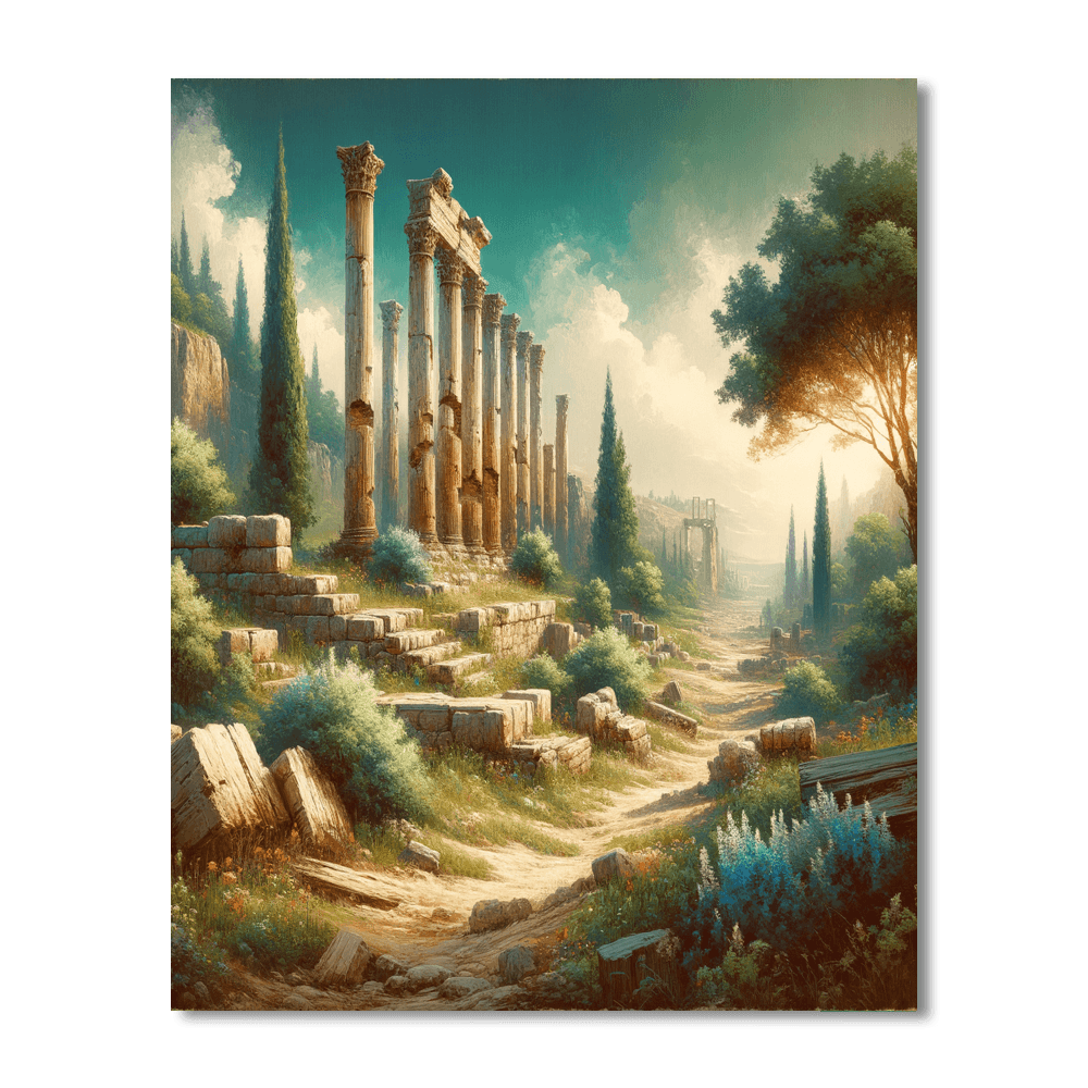 Ancient Ruins Exploration Paint By Numbers Kits