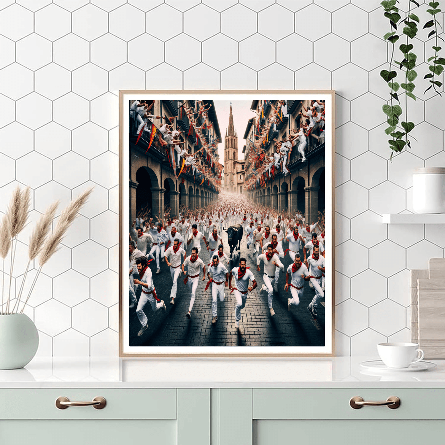 San Fermín Festival - Spain Numbered Painting Kits