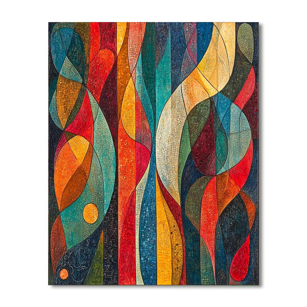 Paul Klee Inspired Dreamscapes Of Infinity  Numbered Painting Kits