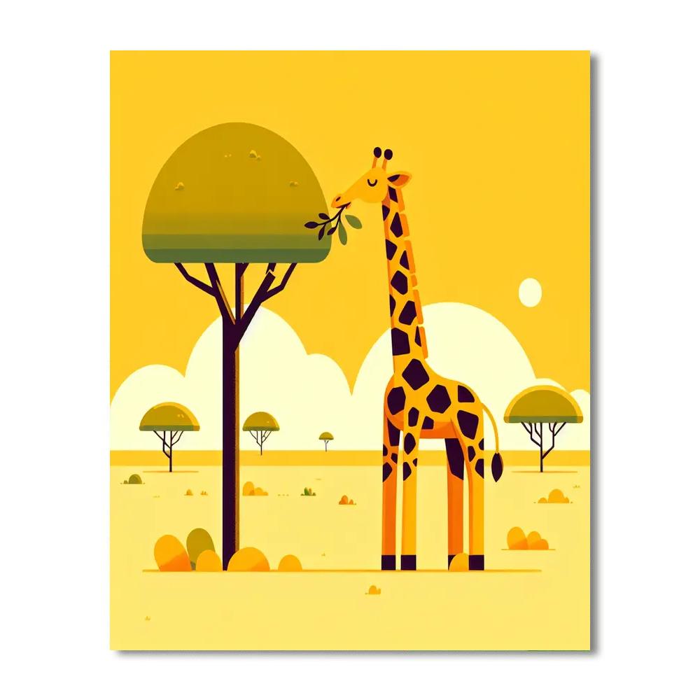 Exploring The Savannah Painting Number Kit