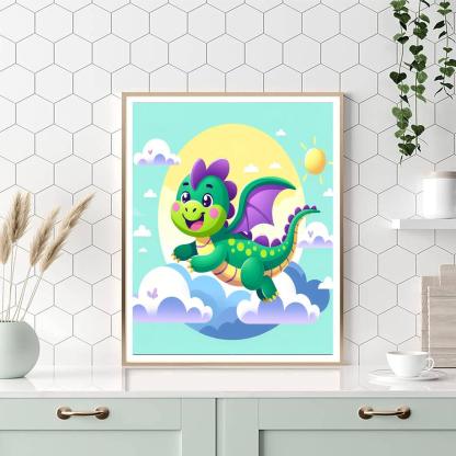 Playful Dragon Paint By Number