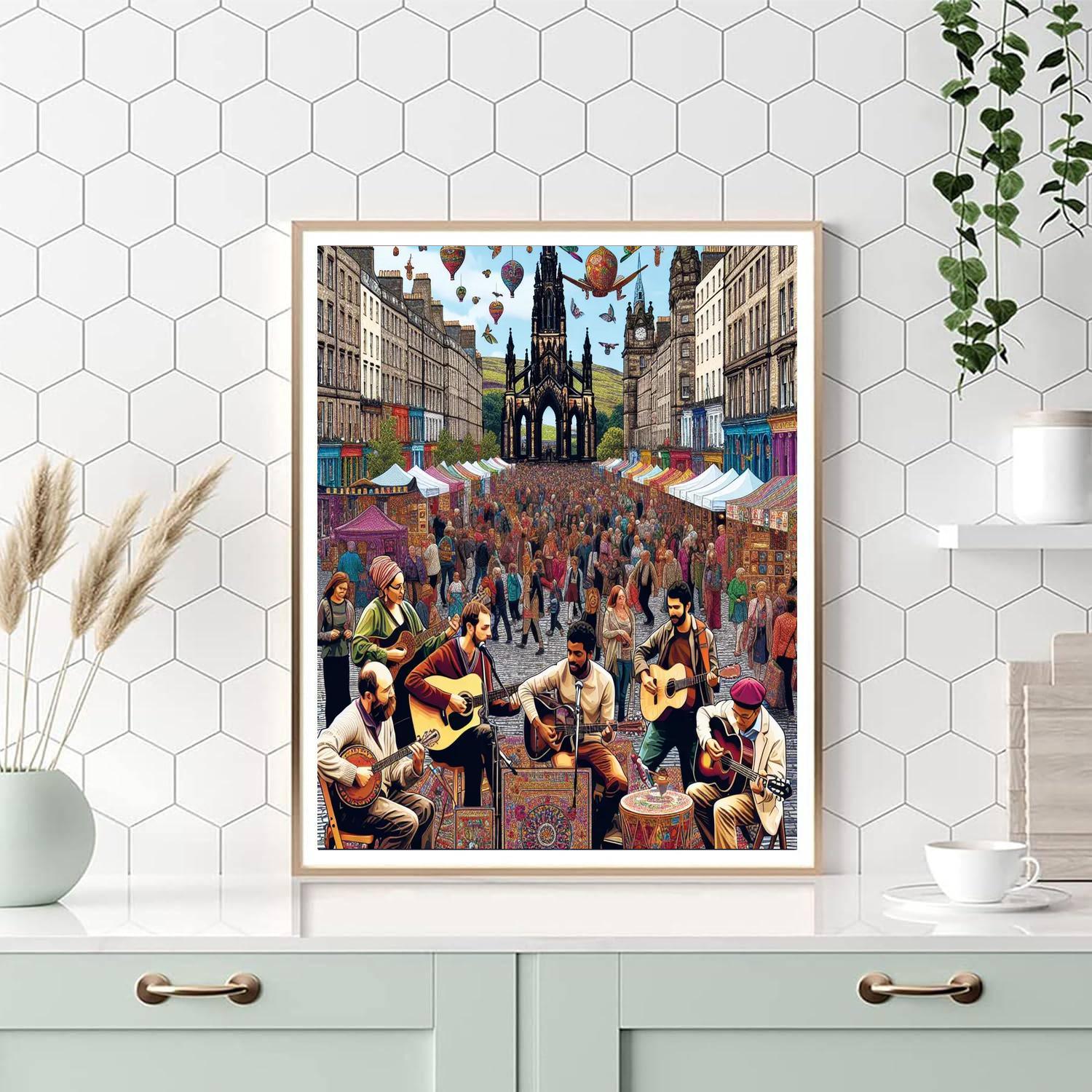 Edinburgh Fringe Festival - United Kingdom Paint By Number