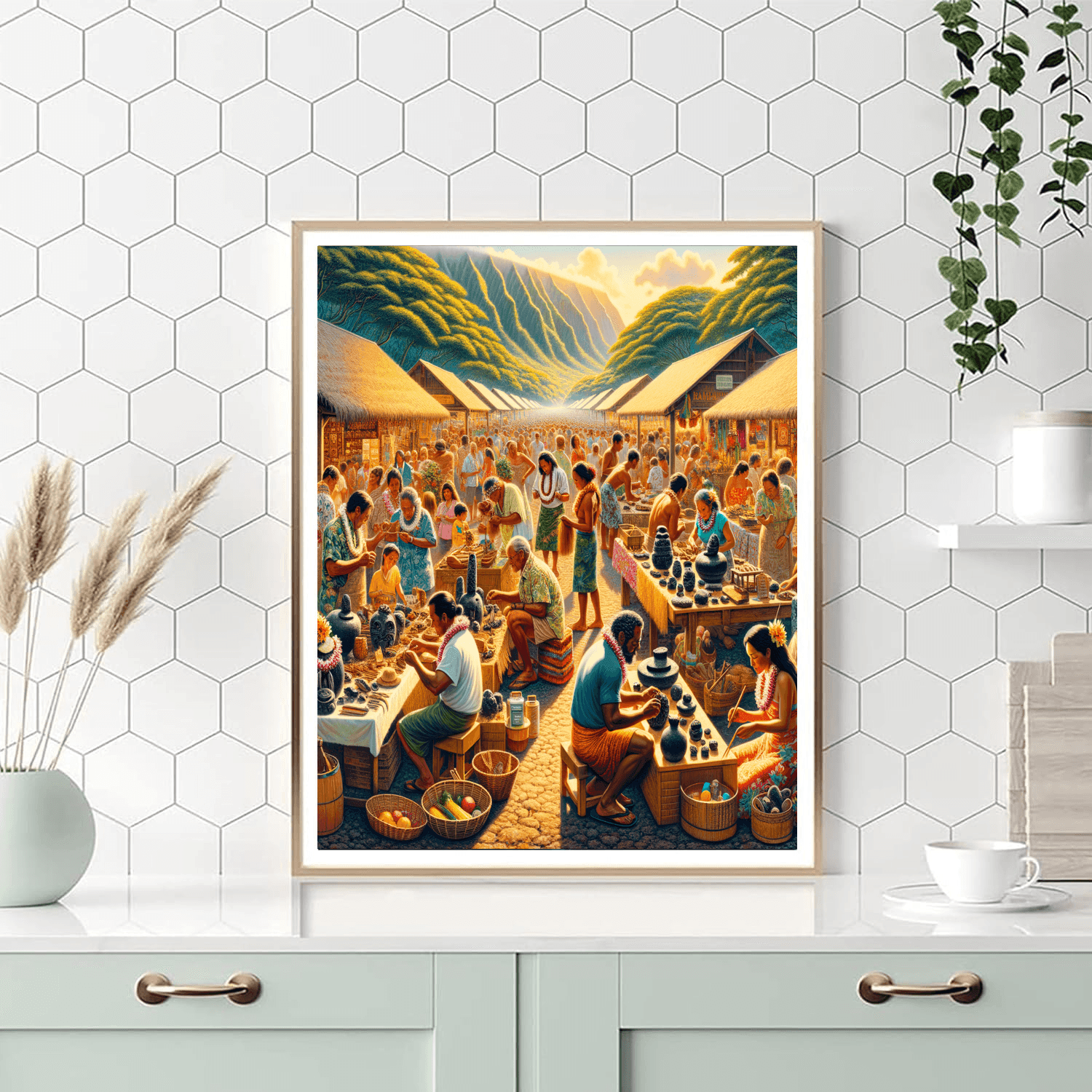 Pahoa Lava Festival - Hawaii Paint By Number