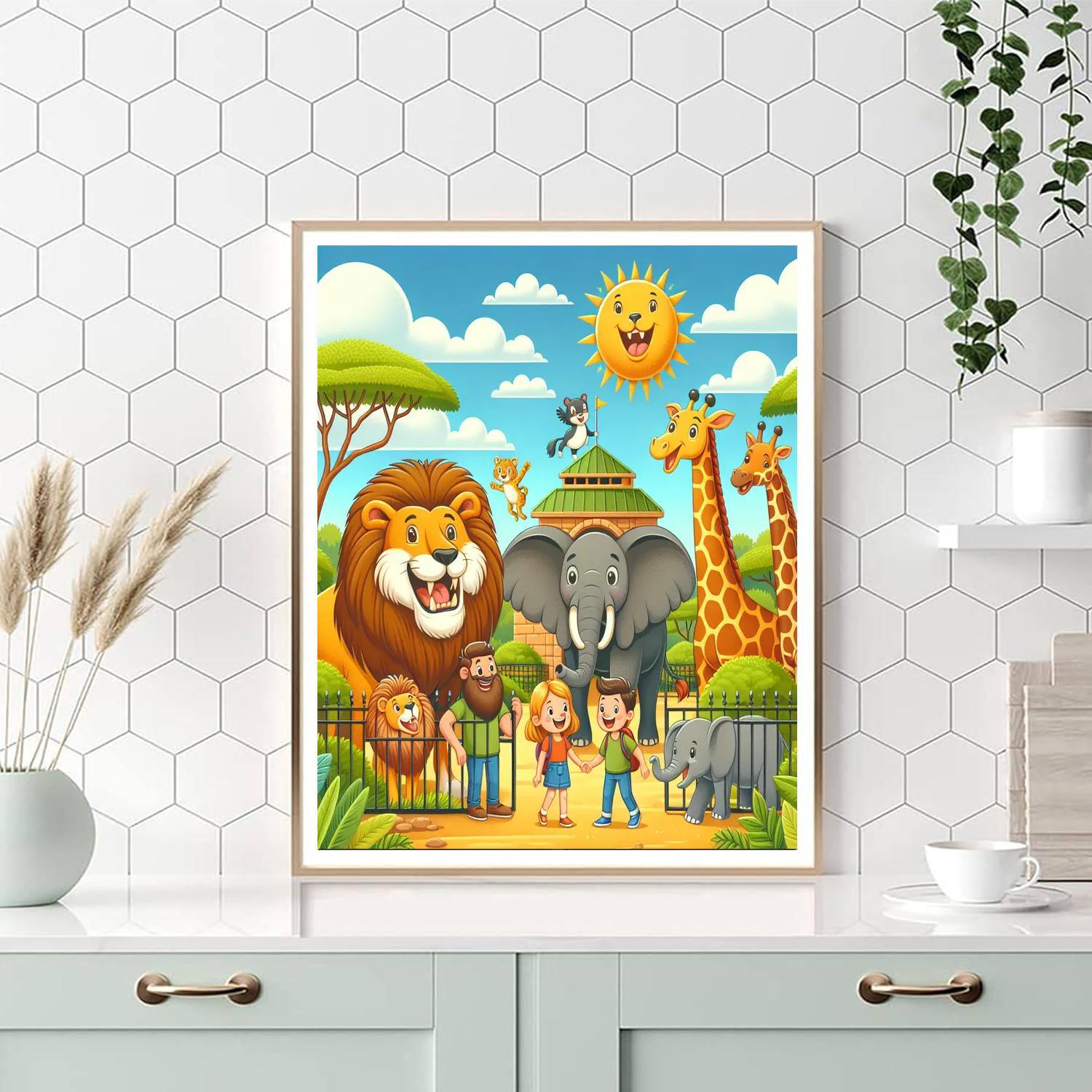 Fantasy Zoo Adventures Paint By Numbers