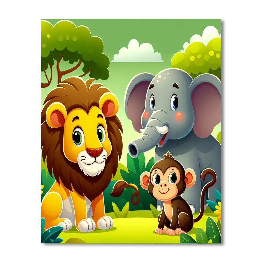 Wonderful Wildlife Wonders Paint By Number