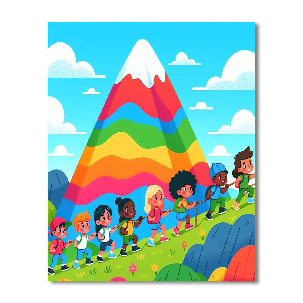 Mountain Climber Numbered Painting Kits