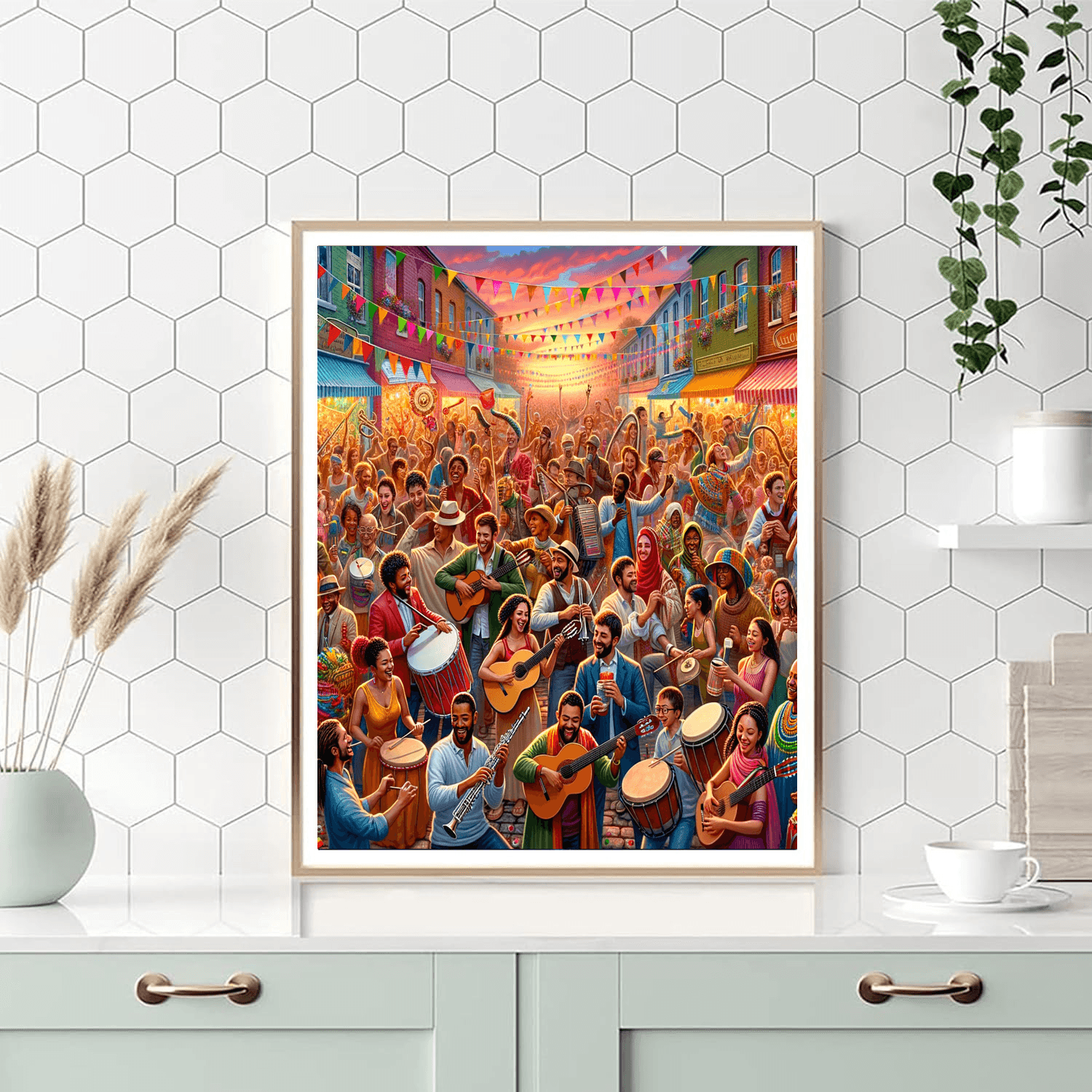 Fête De La Musique Painting Number Kit