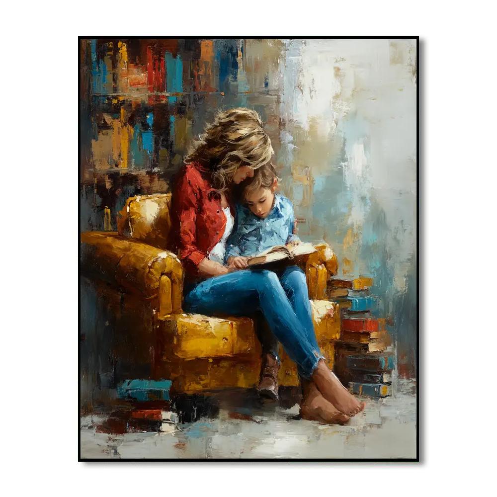 A Cozy Reading Nook Paint By Numbers Kits