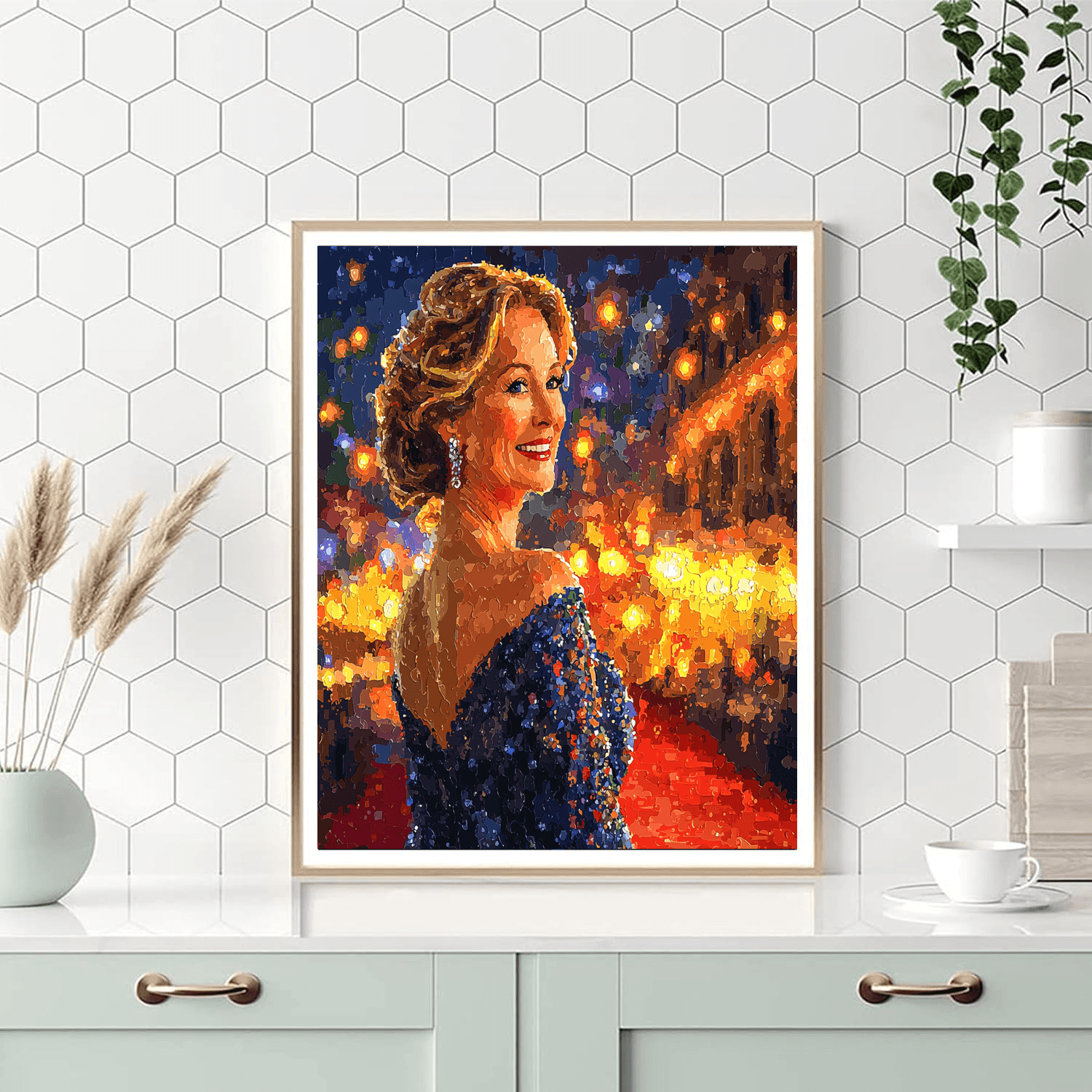 Meryl Streep: The Timeless Artistry Of An Acting Legend DIY Paint By Numbers