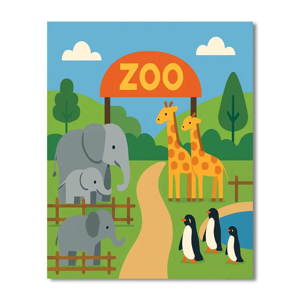 Zoo Discovery Paint By Numbers Kits