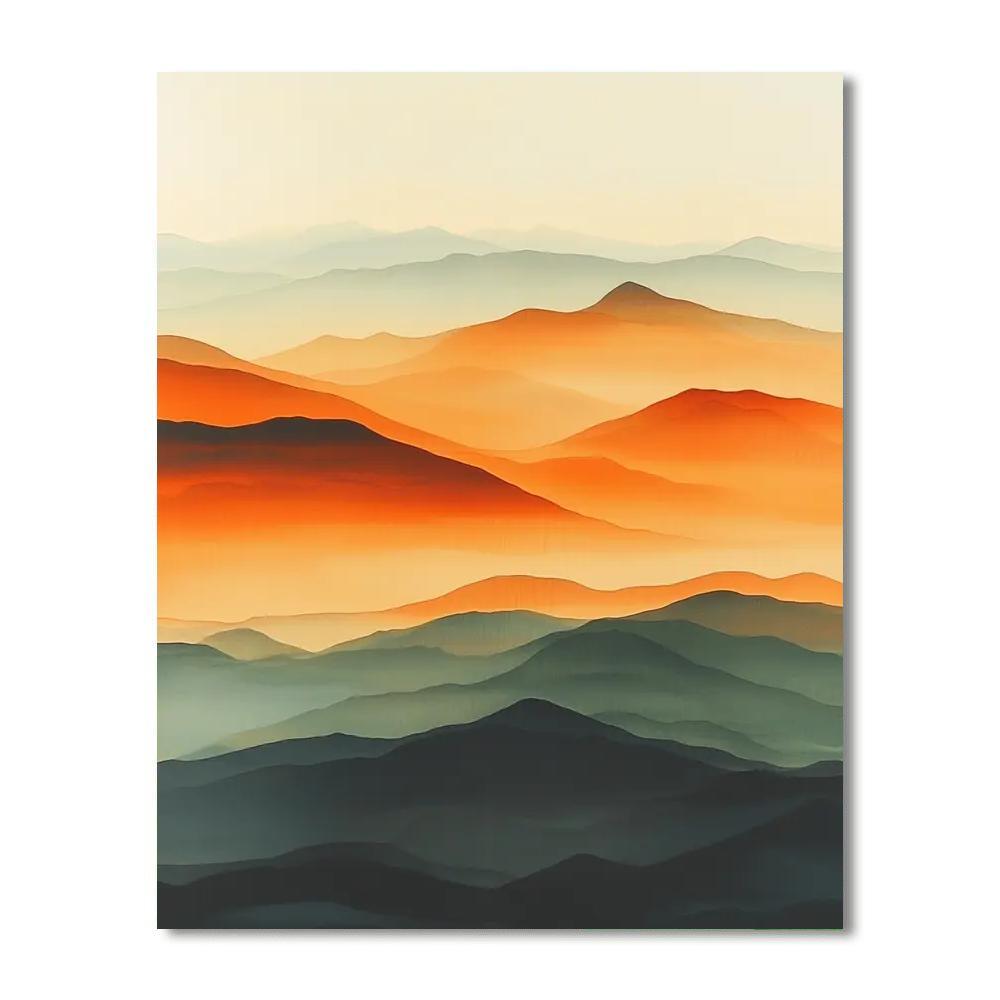 Mark Rothko Inspired The Passage Of Time  Painting By Numbers Kit