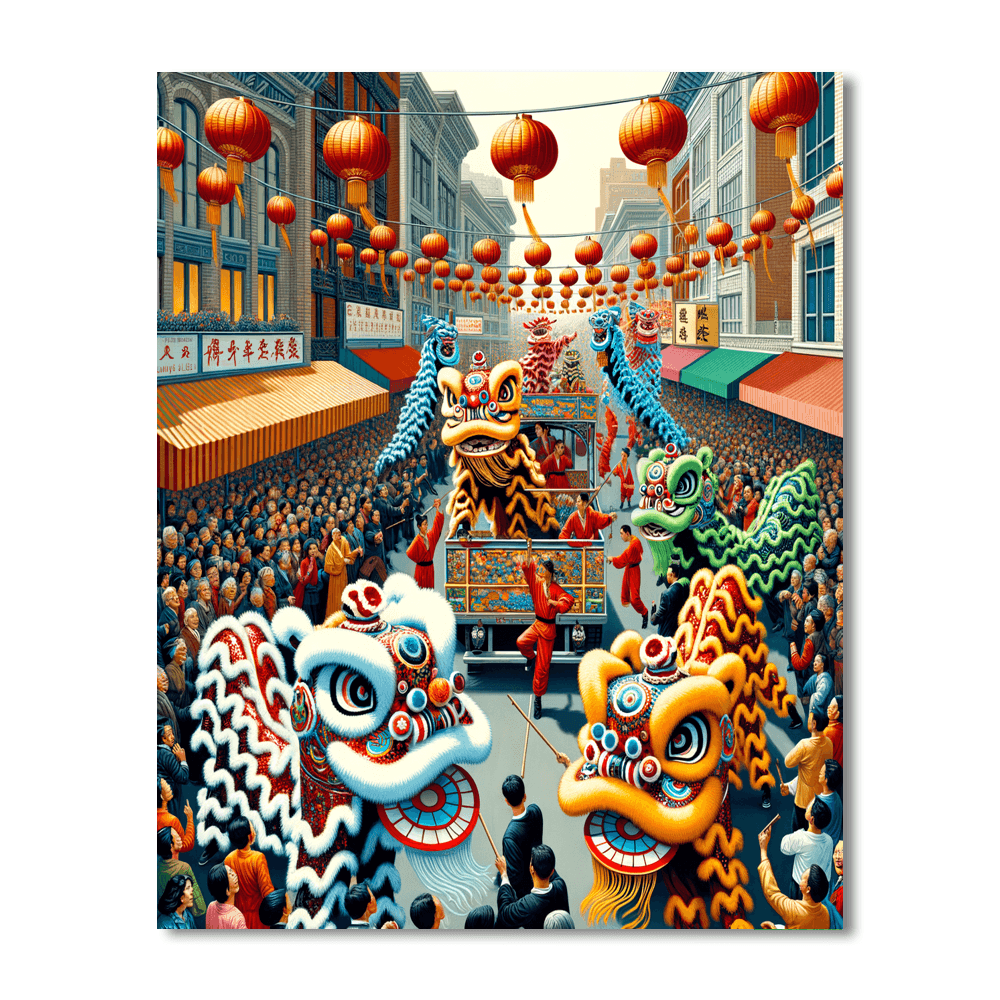 Chinese New Year Parade - San Francisco, Usa Number Painting