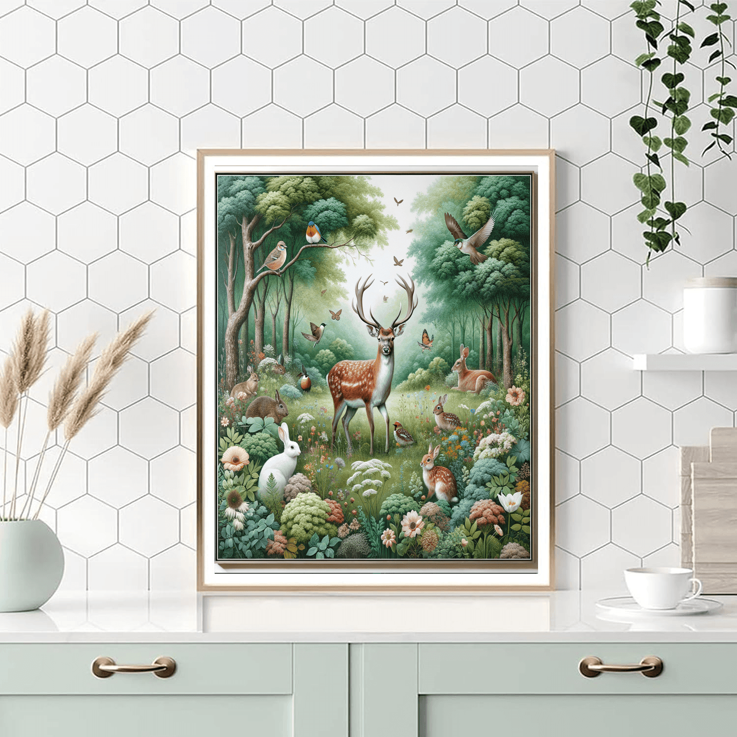 Charming Wildlife Refuge Painting Number Kit