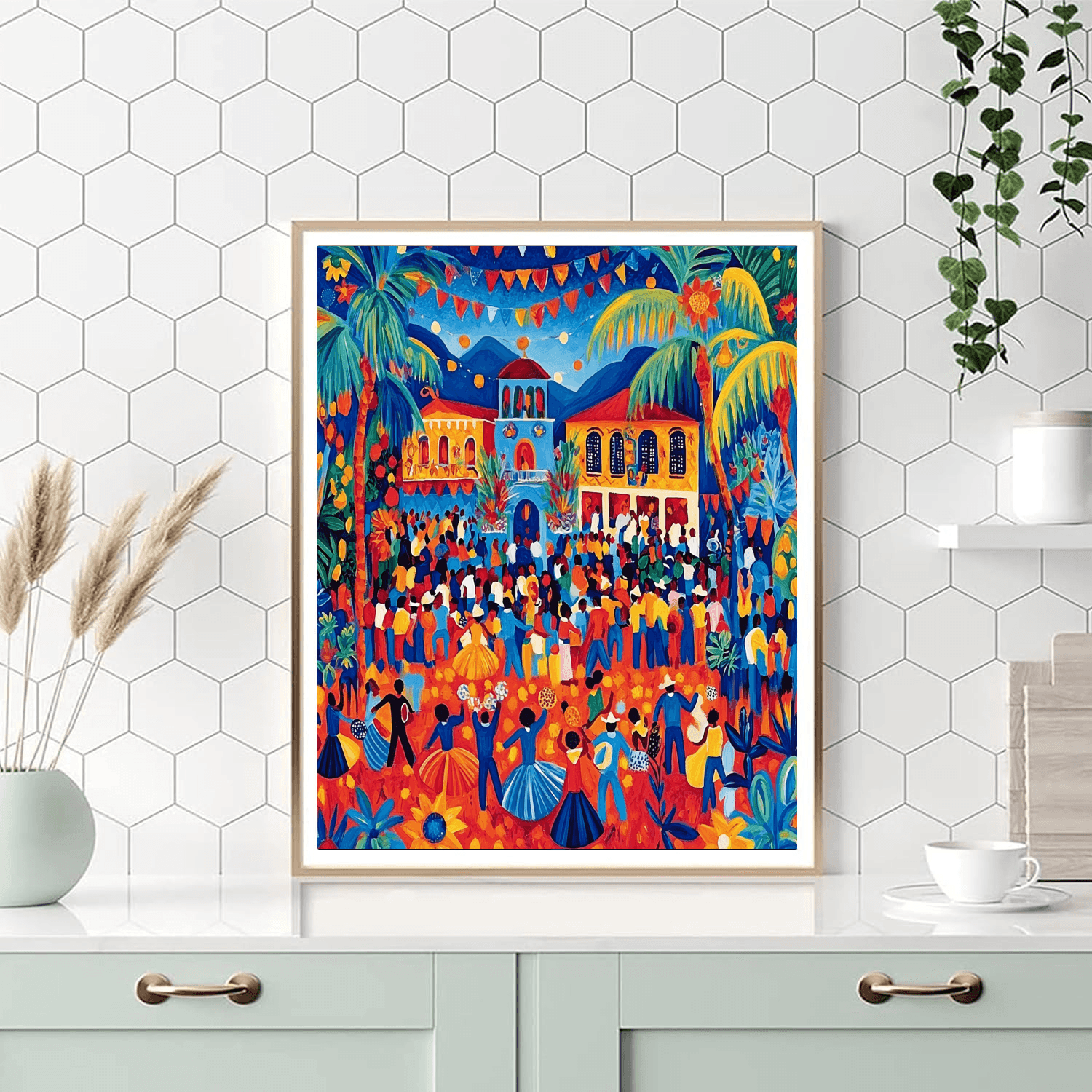 Diego Rivera Inspired Cultural Echoes  Paint By Numbers