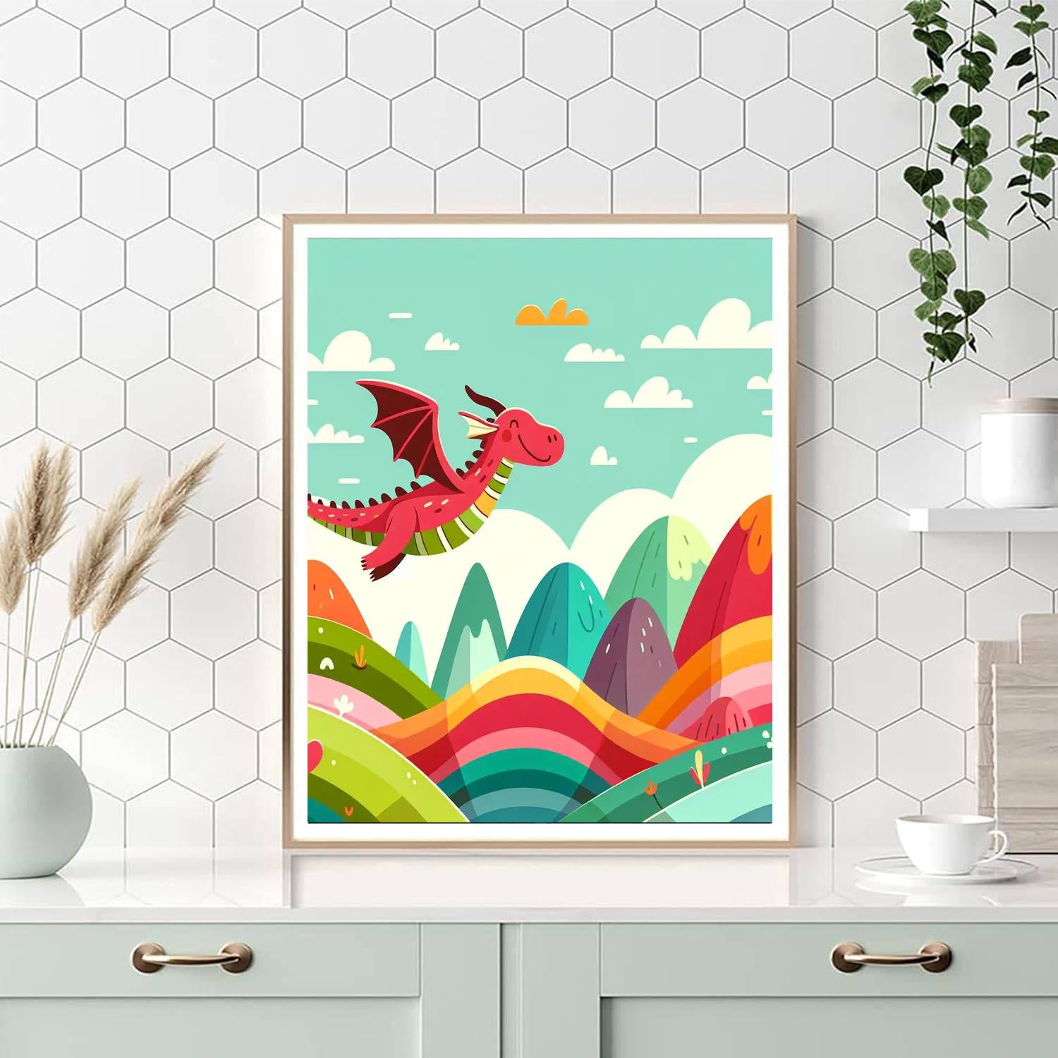 Dragon’s Dream Flight Painting By Numbers Kit