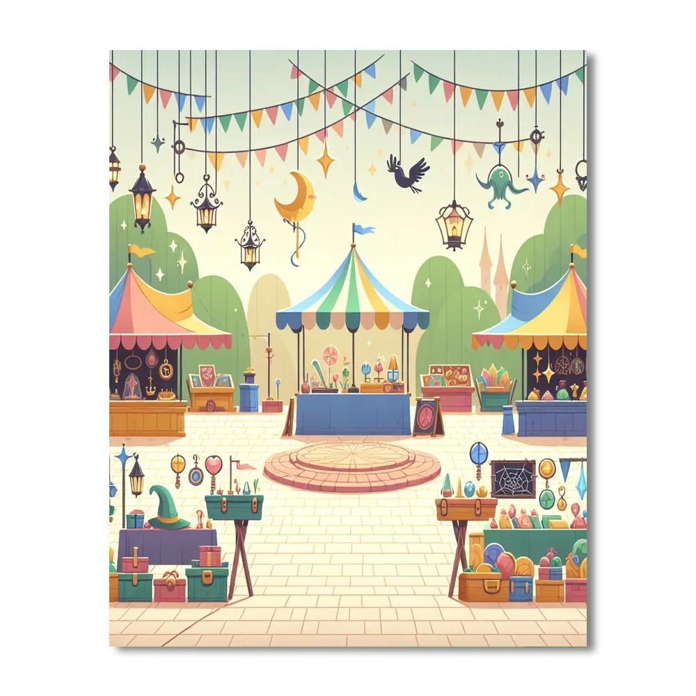 Magic Market Square Paint By Color