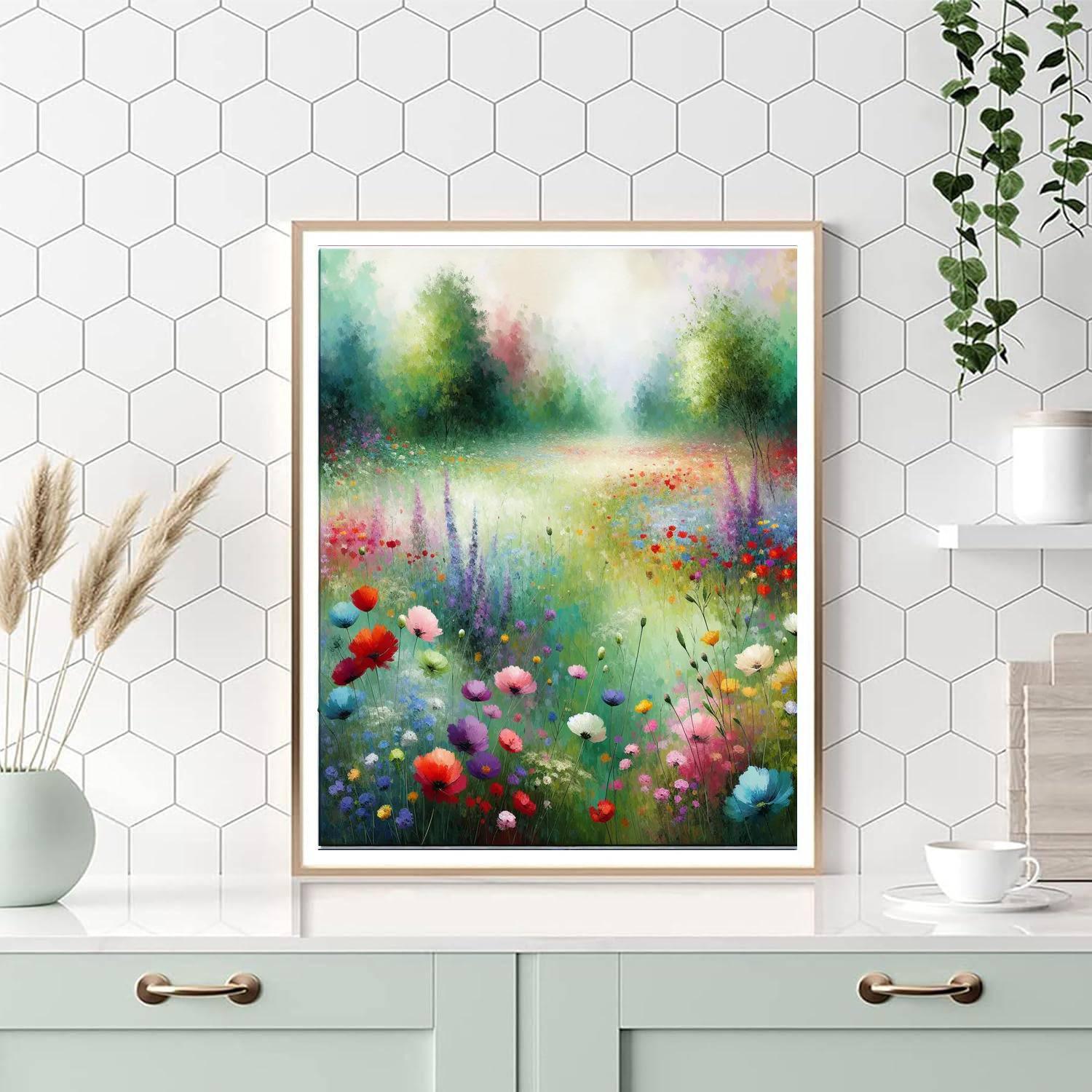 Wildflower Meadow Serenity Paint By Color