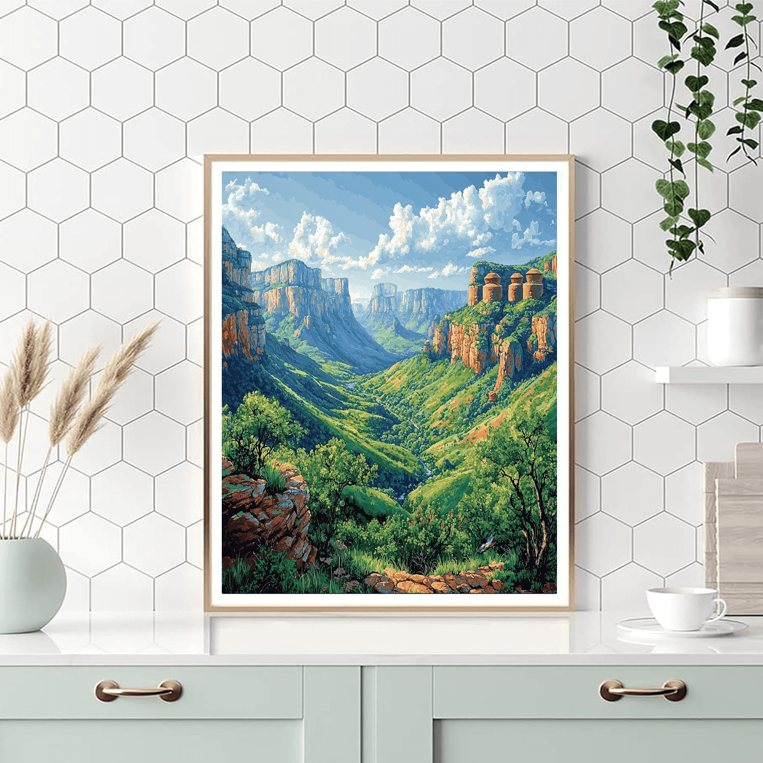 Blyde River Canyon - Mpumalanga Painting Number Kit