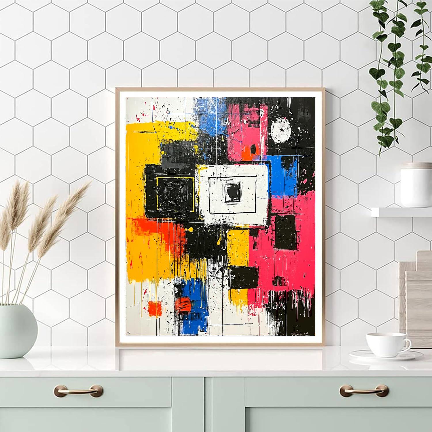 Banksy Inspired Voids Of Society  Number Painting