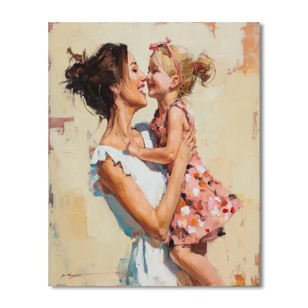 A Mother’s Heartfelt Hug Paint By Number