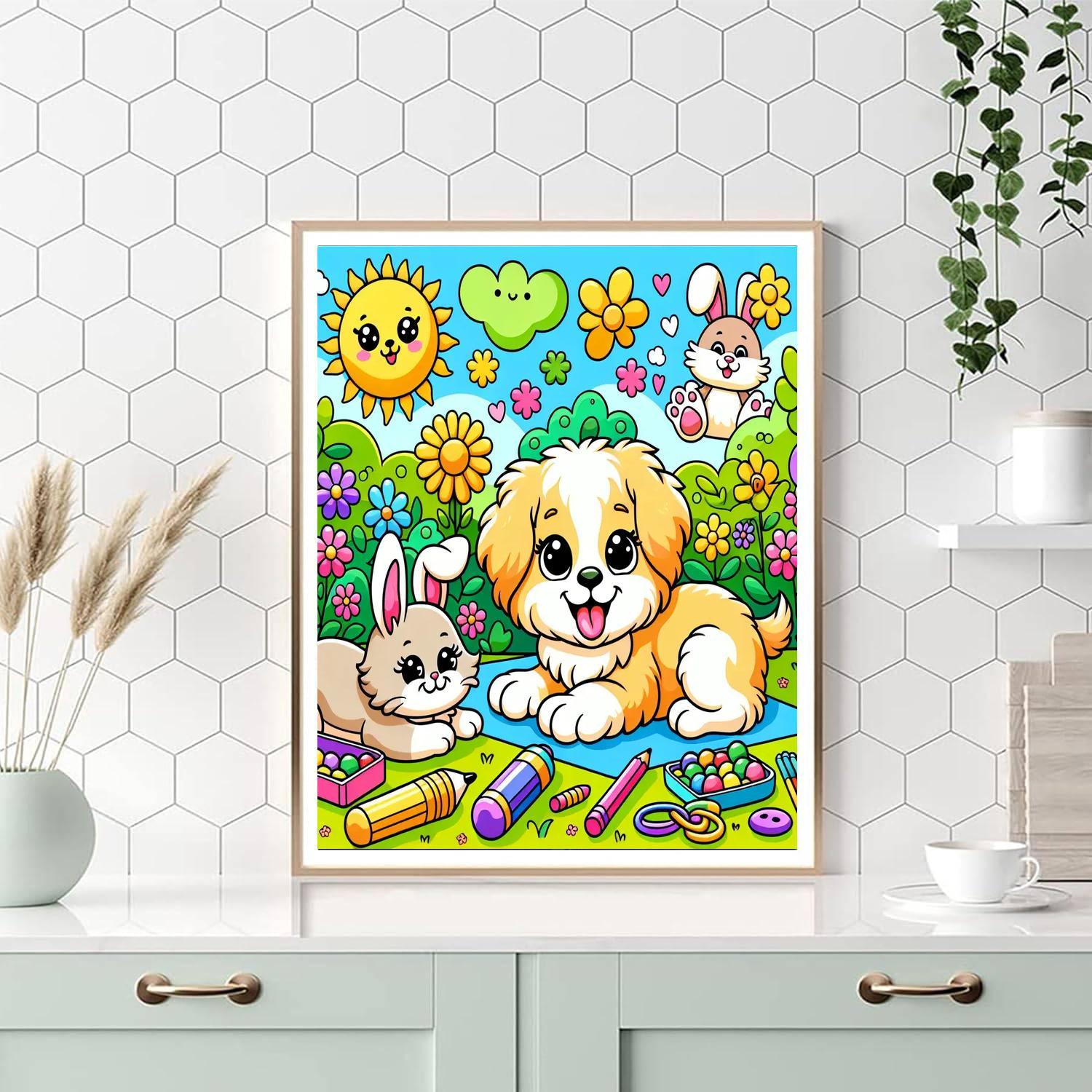 Playful Pet Portraits Paint By Numbers Kits