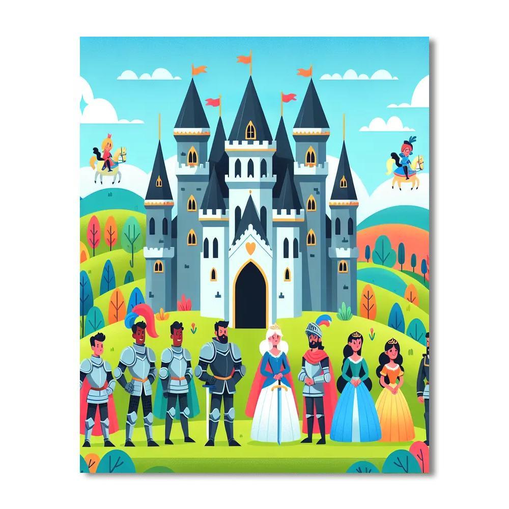 Castle Kingdom Paint By Number