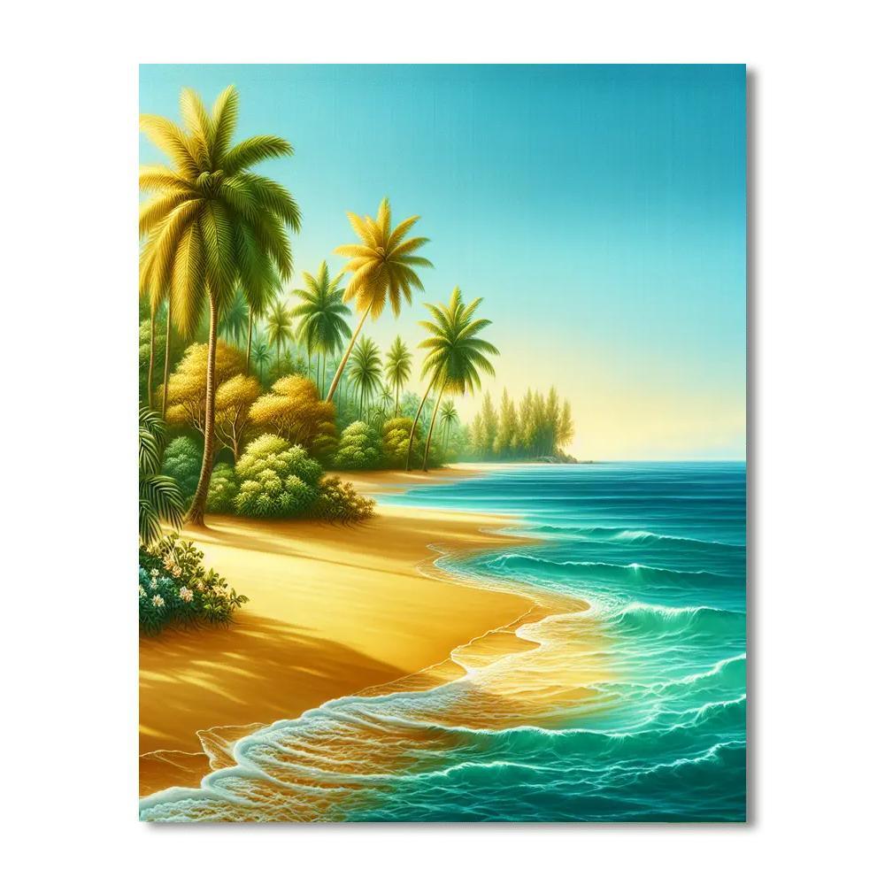 Island Tranquil Numbered Painting Kits