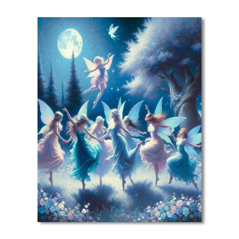 Ethereal Fairy Dance Paint By Numbers Art