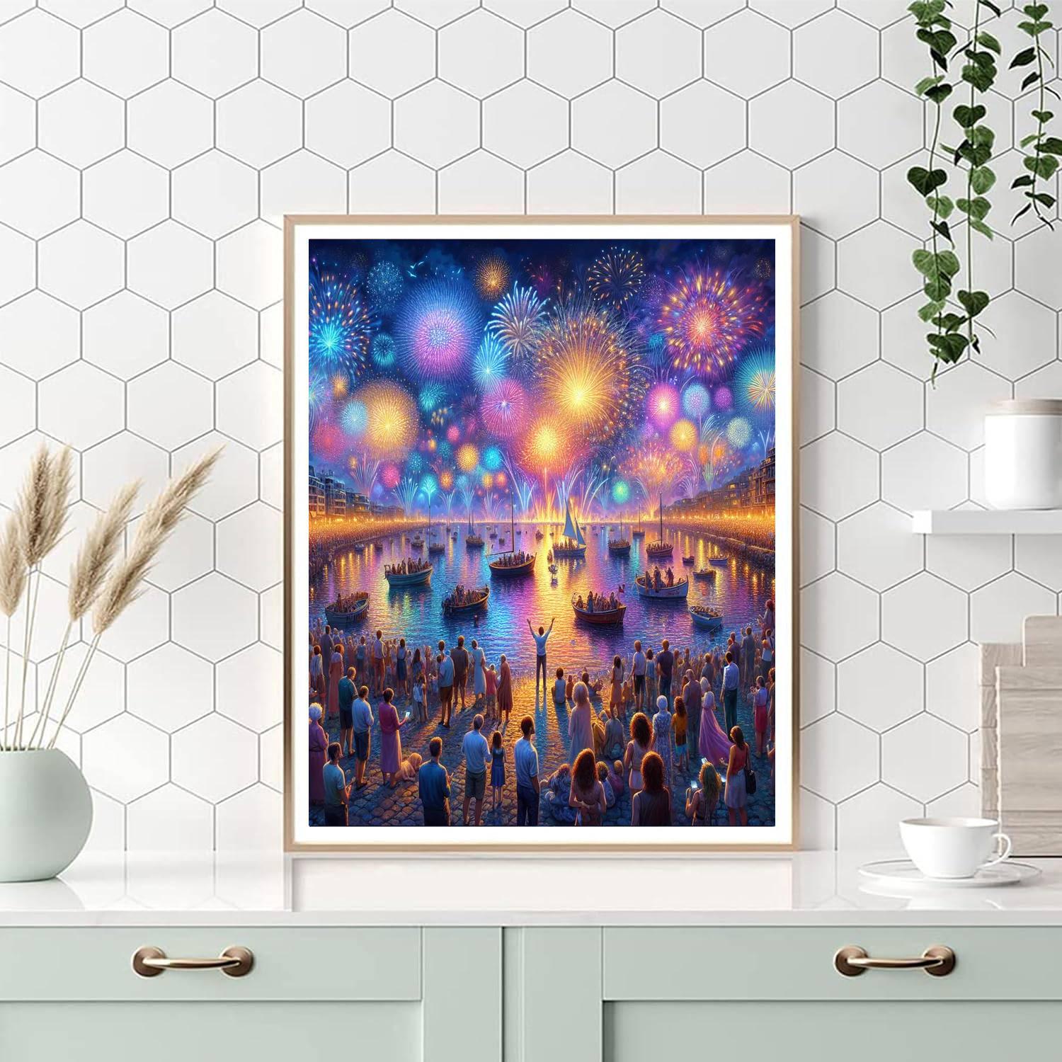 Malta International Fireworks Festival - Malta DIY Paint By Numbers