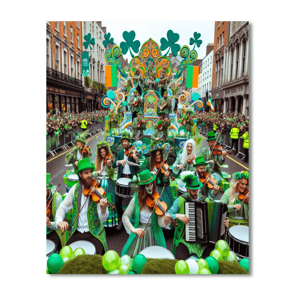 St. Patrick's Festival - Dublin, Ireland Painting By Numbers Kit
