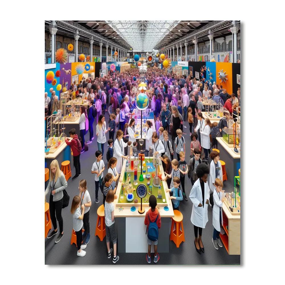 Edinburgh Science Festival - Scotland Numbered Painting Kits