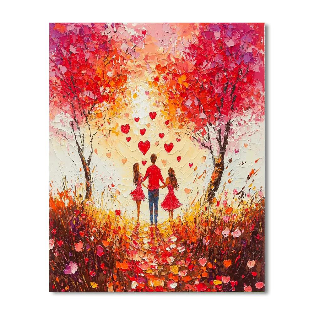 Hearts Full Of Joy Numbered Painting Kits
