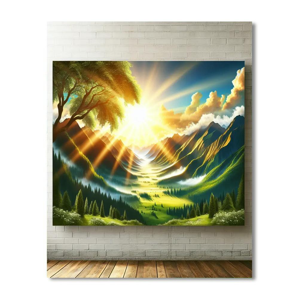 Sundrenched Valley Paint By Numbers Kits