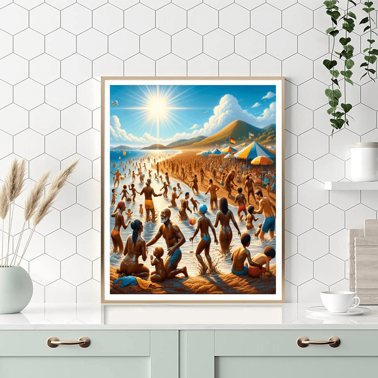 Boryeong Mud Festival - Boryeong, South Korea Painting Number Kit