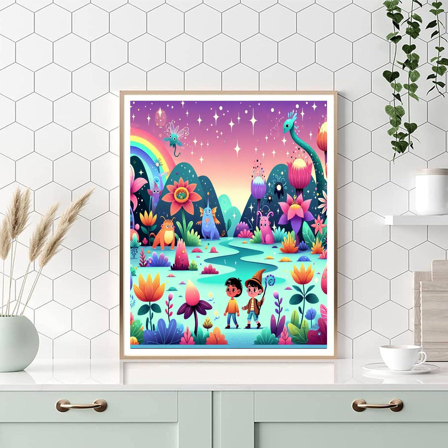 Enchanted Valley Expedition Painting Number Kit
