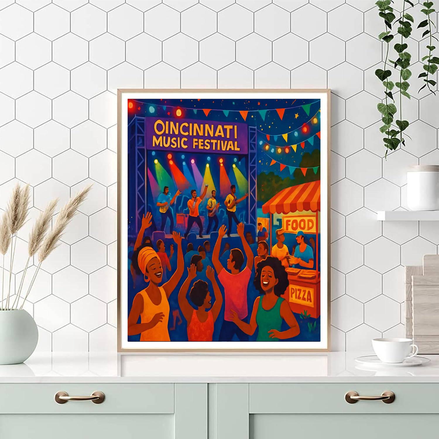 Cincinnati Music Festival - United States Paint By Numbers Kits