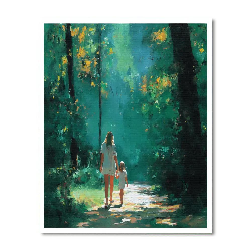 Nature's Gift To Mothers DIY Paint By Numbers