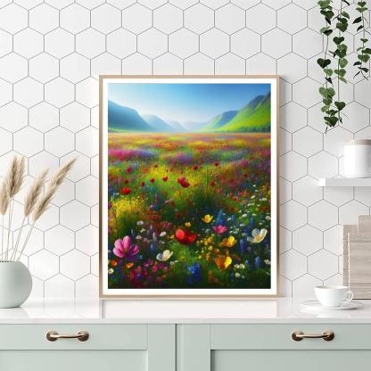 Idyllic Spring Meadow Paint By Number