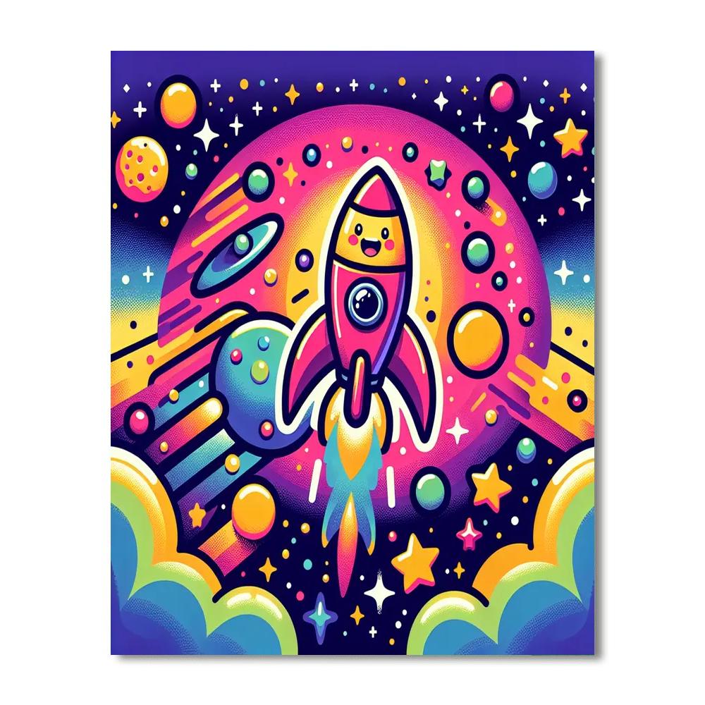 Glorious Galaxy Expedition Painting Number Kit