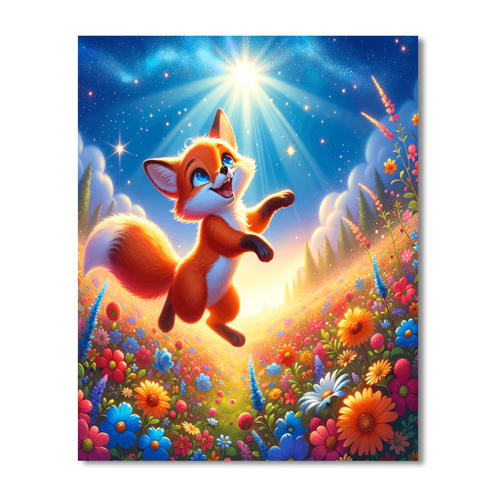 Fox Adventure Number Painting
