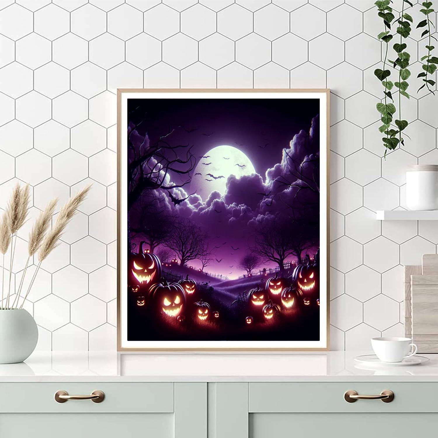 Halloween Spooktacular Night Number Painting
