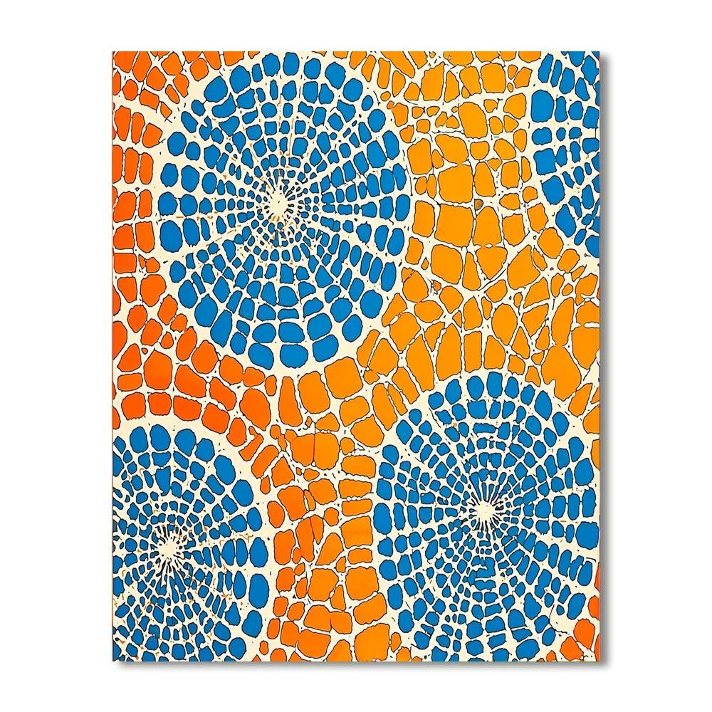 Yayoi Kusama Inspired Infinity Webs  Paint By Number